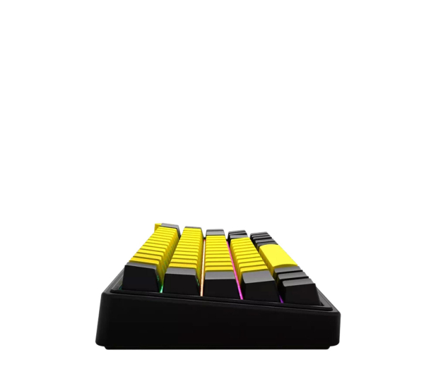Lorgar KBP70 Mini HOT SWAP RGB Czarna/żółta LRG-KBP70MW-YL - 1345854 - zdjęcie 4